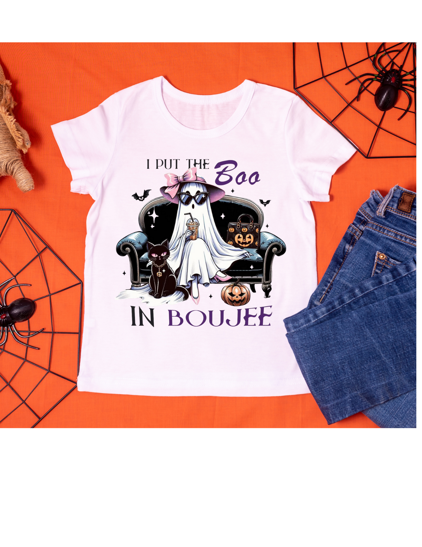 Spooky Halloween T-Shirt - Boo-tiful & Frightfully Fun