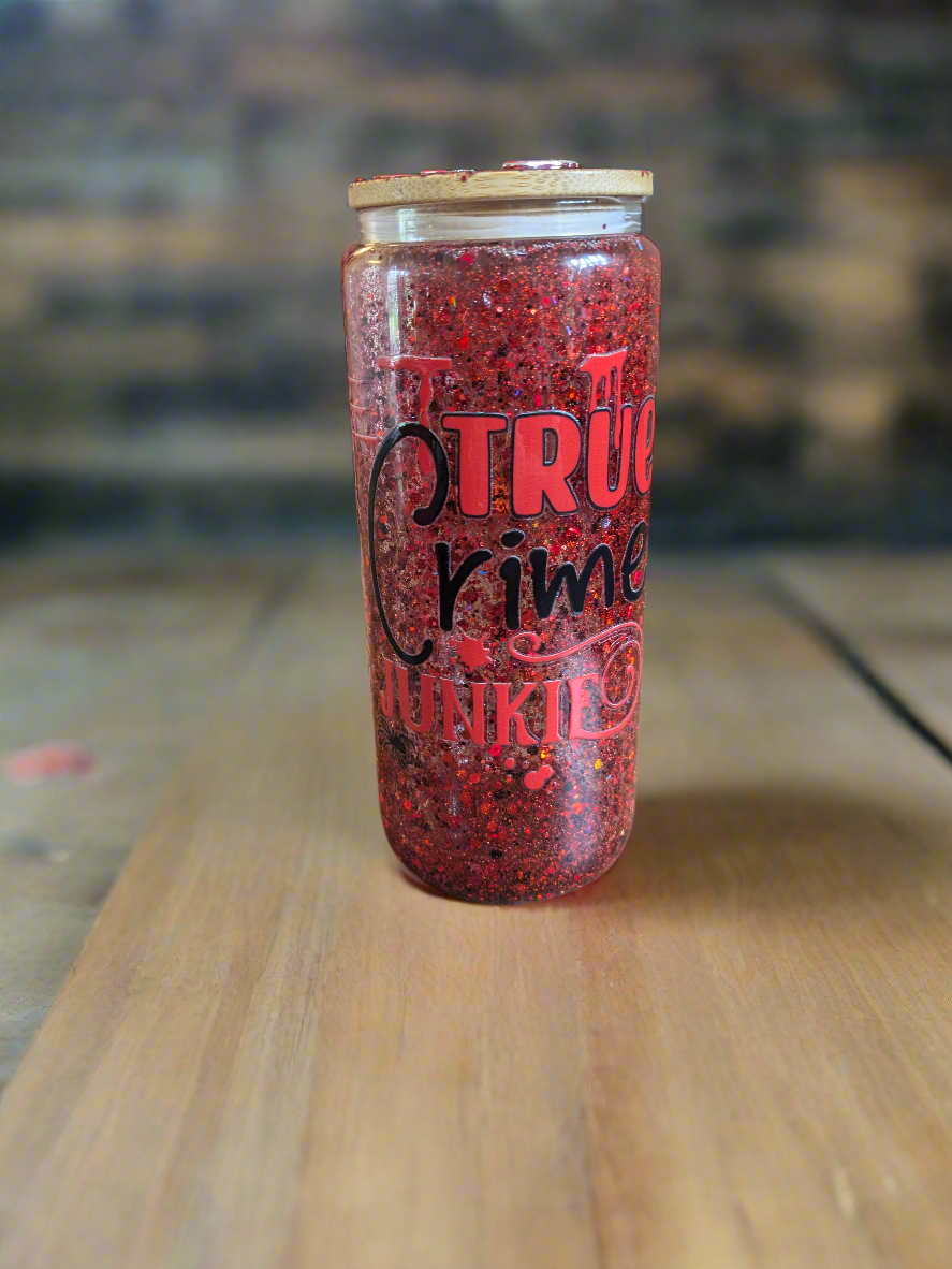 Horror junkie tumbler - Krafty Kustomz LLC