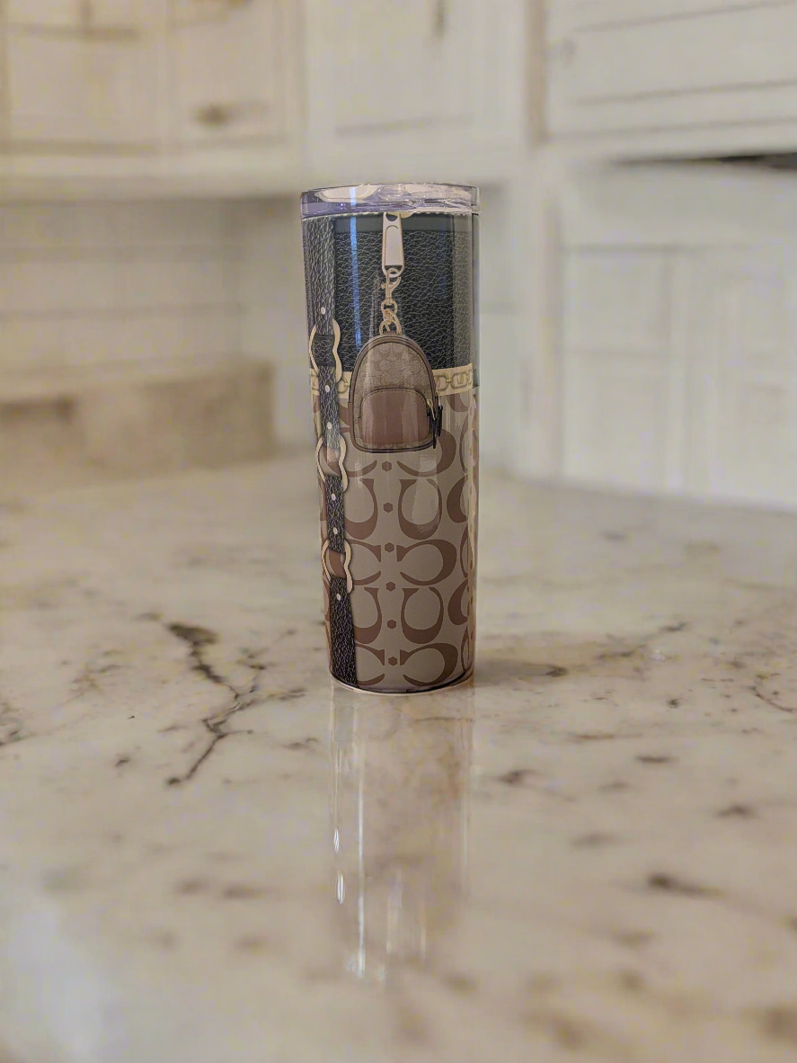 Purse tumbler - Krafty Kustomz LLC