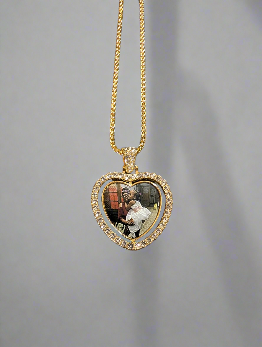 Heart memorial chain - Krafty Kustomz LLC