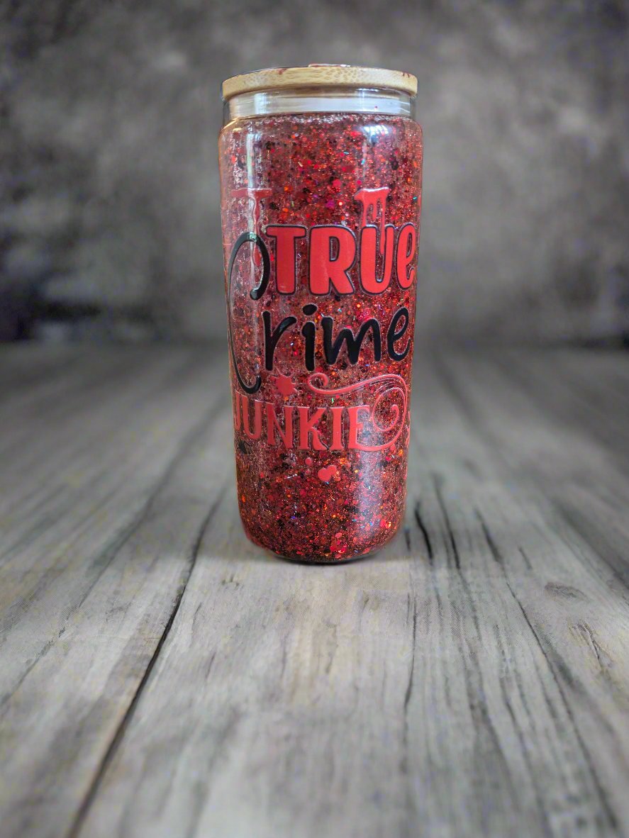 Horror junkie tumbler - Krafty Kustomz LLC