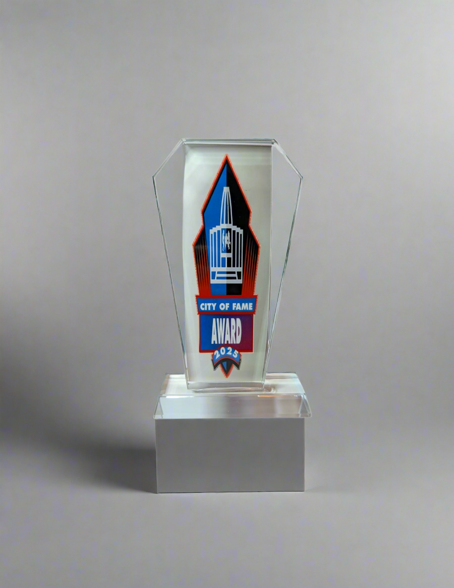 Customized award plaque