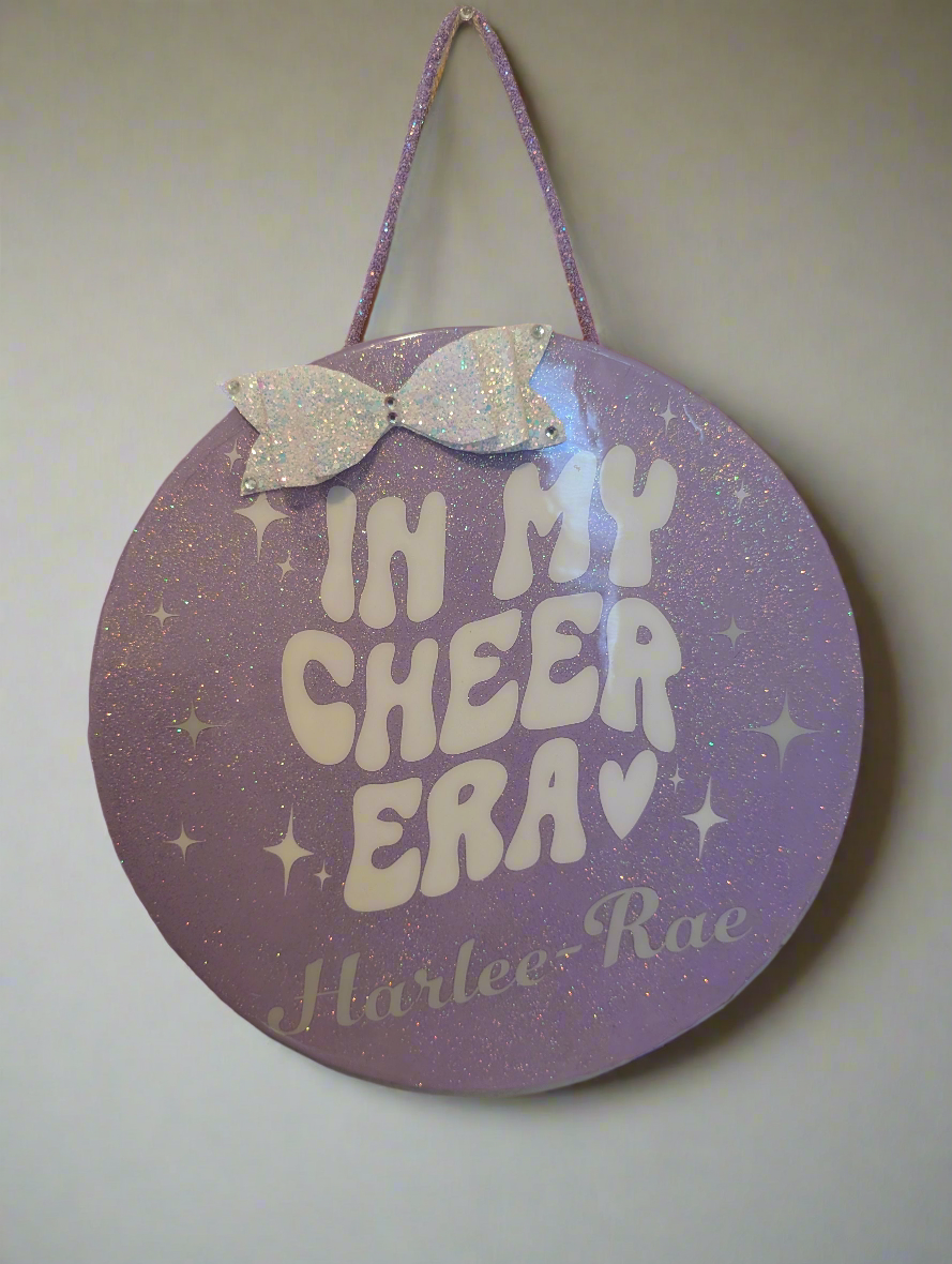 Customized cheer sign - Krafty Kustomz LLC
