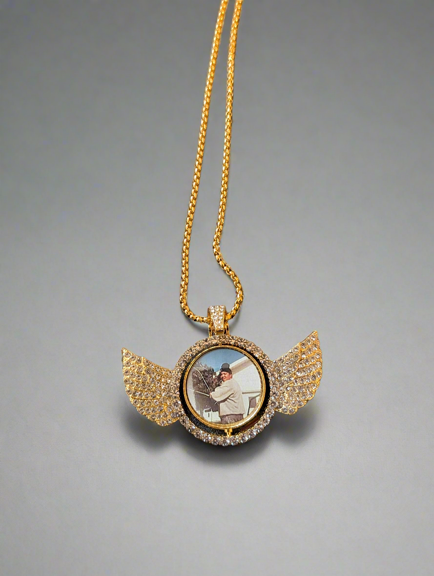 Memorial chain with and without wings - Krafty Kustomz LLC