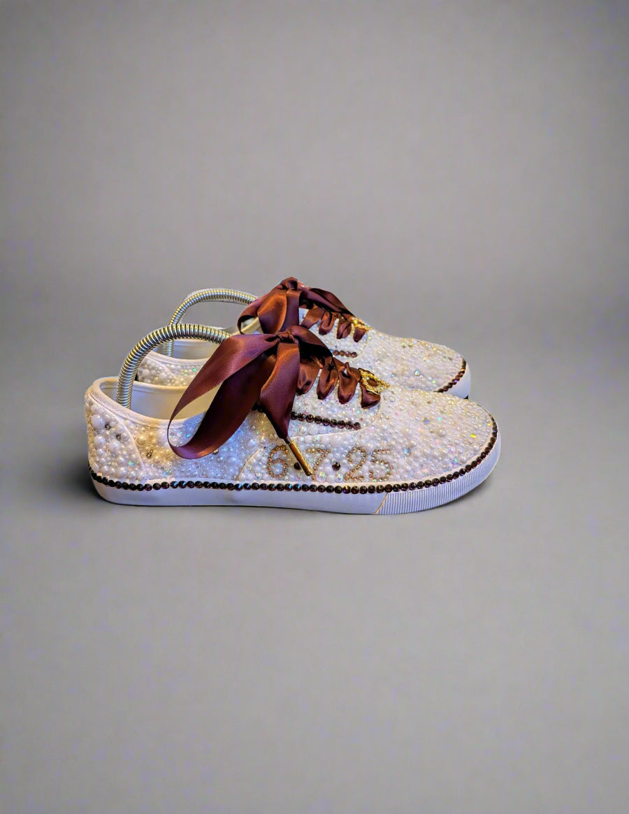Customized wedding shoes