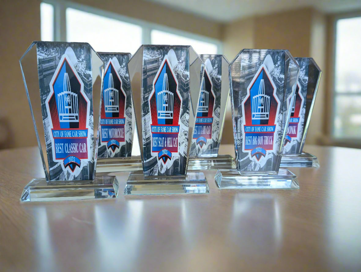 Customized award plaque
