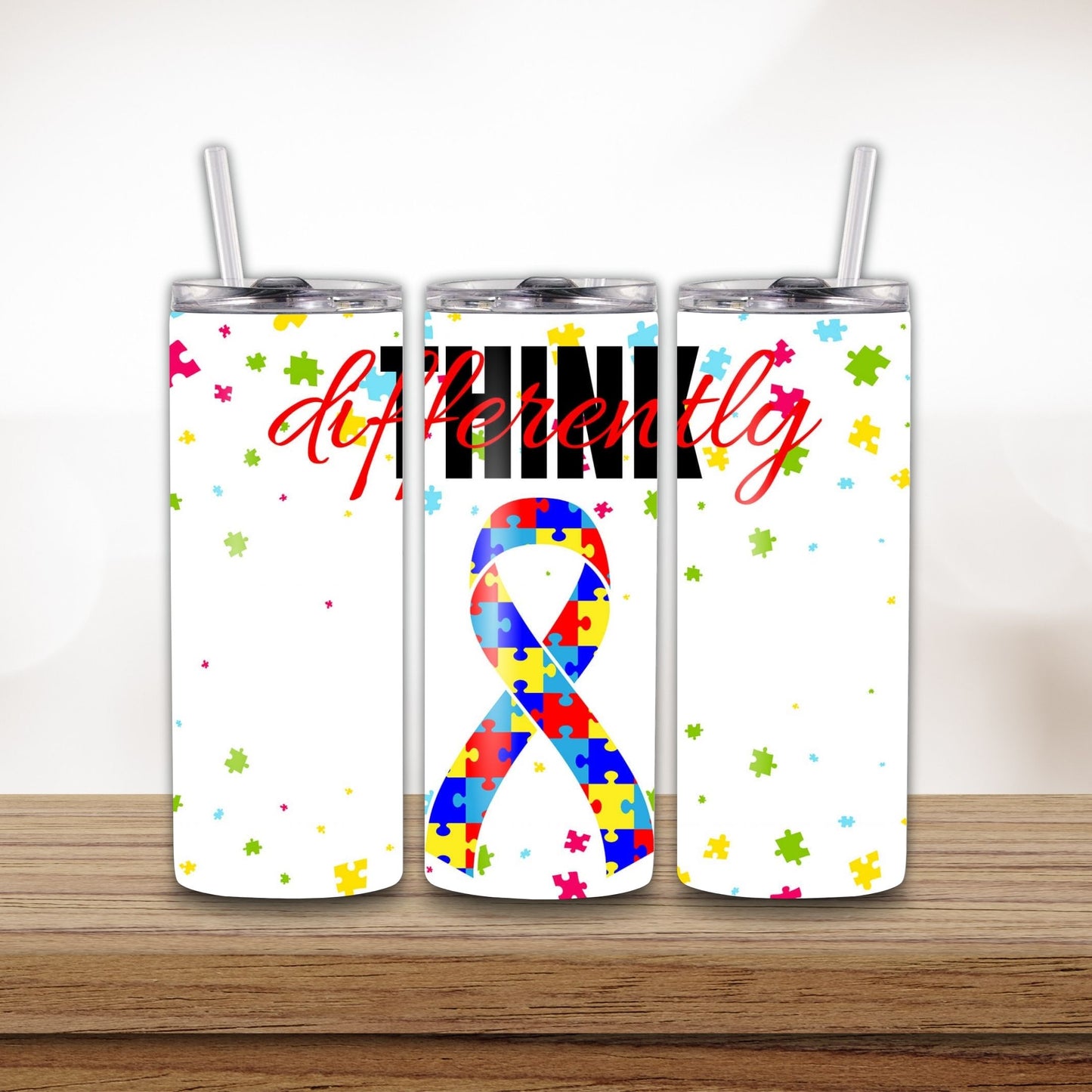 Autism awareness tumblers