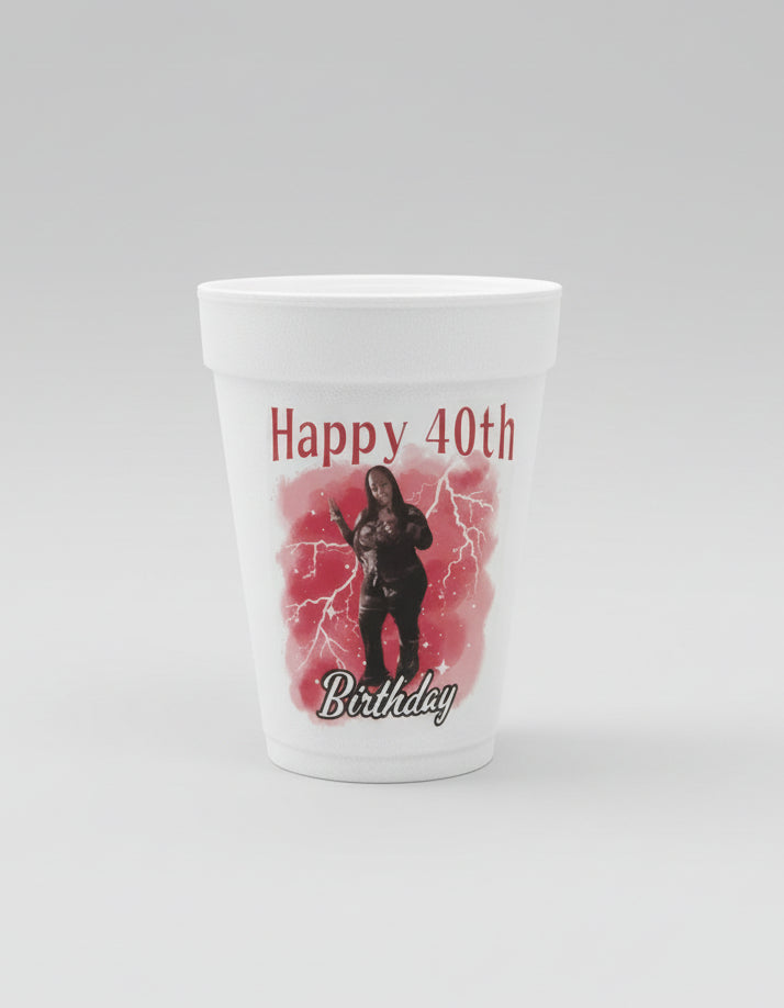 Custom Styrofoam Cups - Personalized Disposable Drinkware
