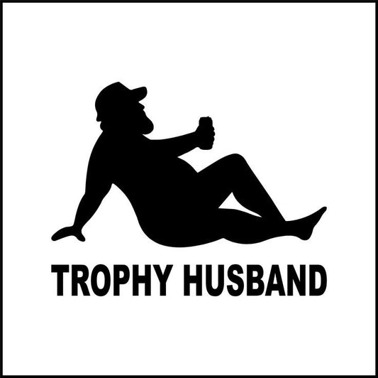 Trophy husband car decal