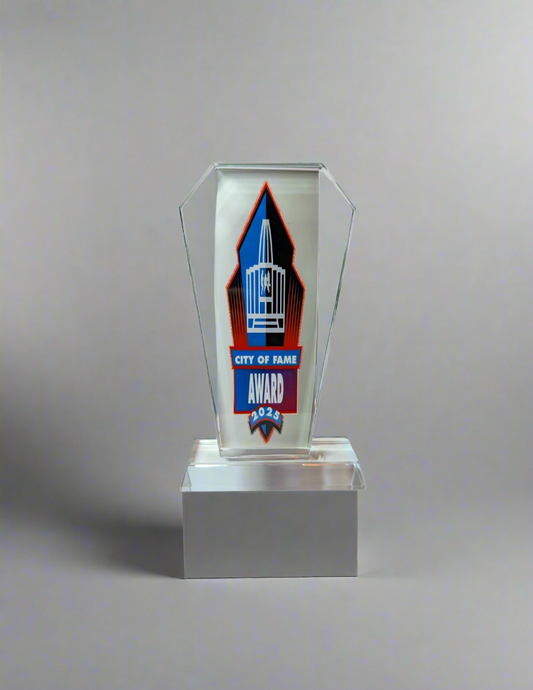 Customized award plaque