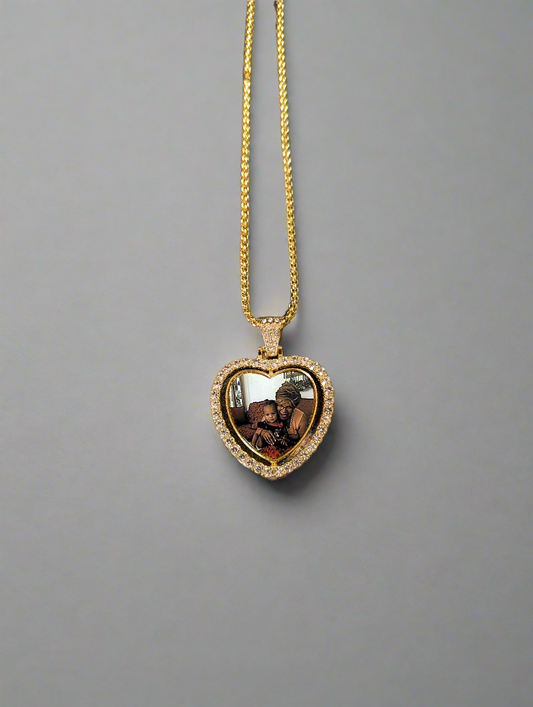 Heart memorial chain - Krafty Kustomz LLC