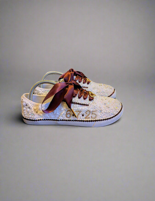 Customized wedding shoes